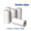 ROLLO PAPEL TERMICO 110mm X 50mm, 48g - Imagen 8