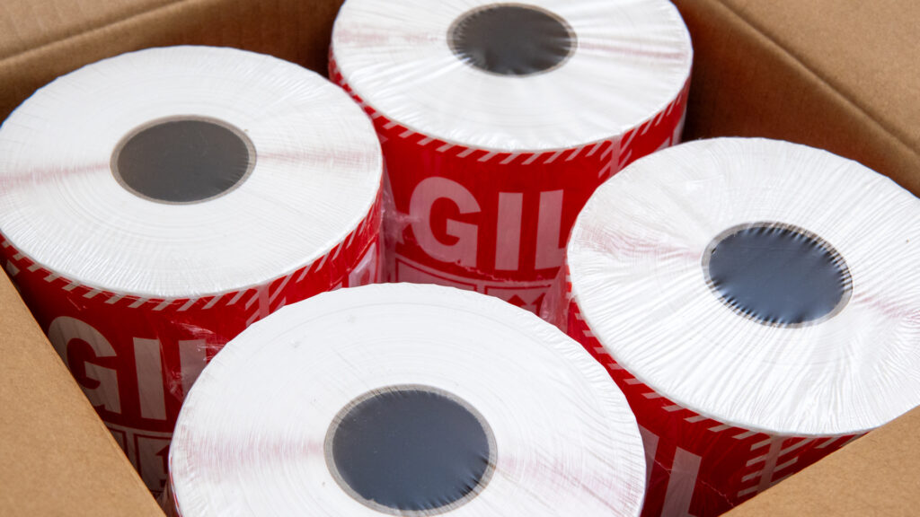 etiquetas impresas fragil