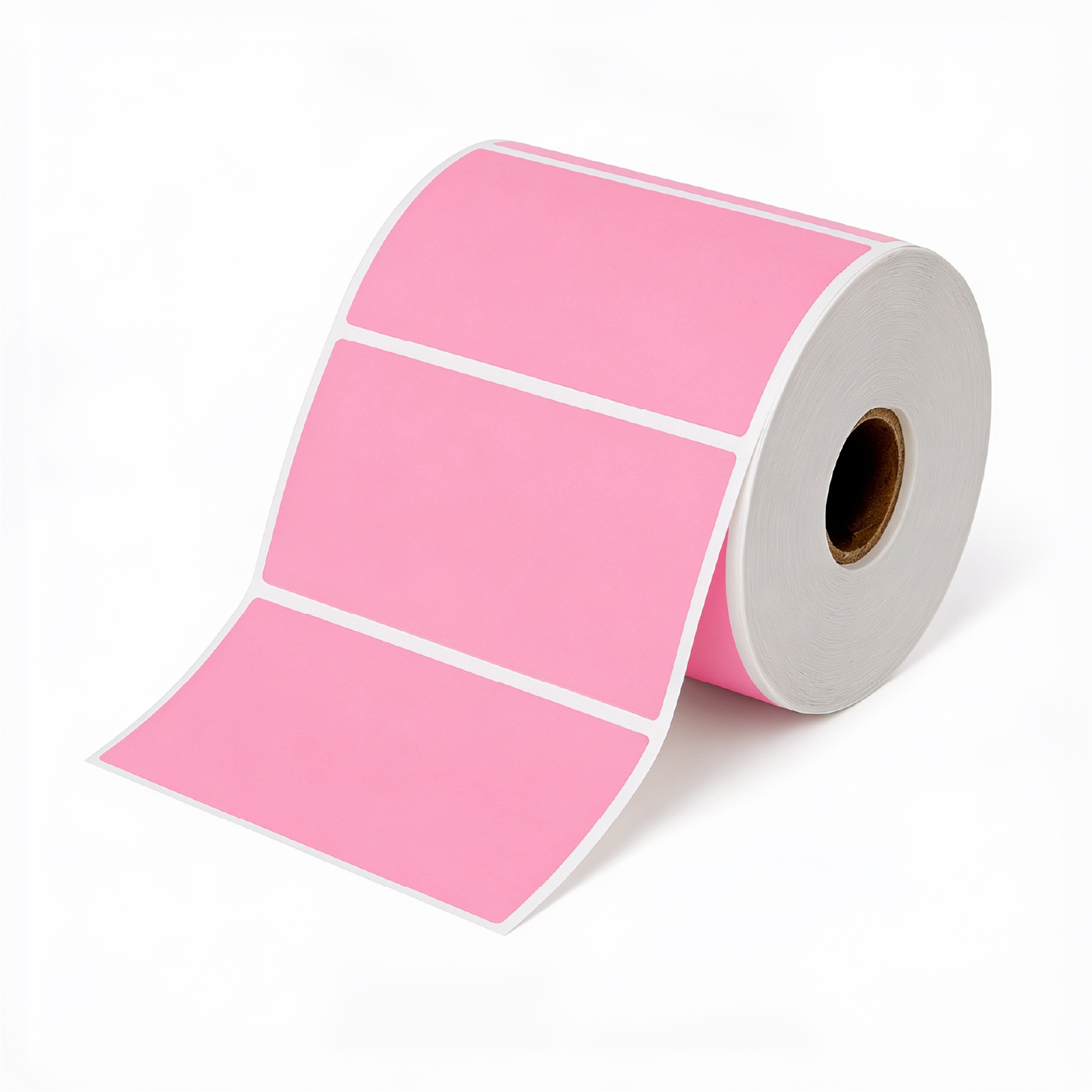 ETIQUETA TERMICO DIRECTO ECO HT ROSADO 102MM X 51MM 1000PZ/ROLLO CORE 1" SIN PLECA CAJA 8 ROLLOS - Imagen 2