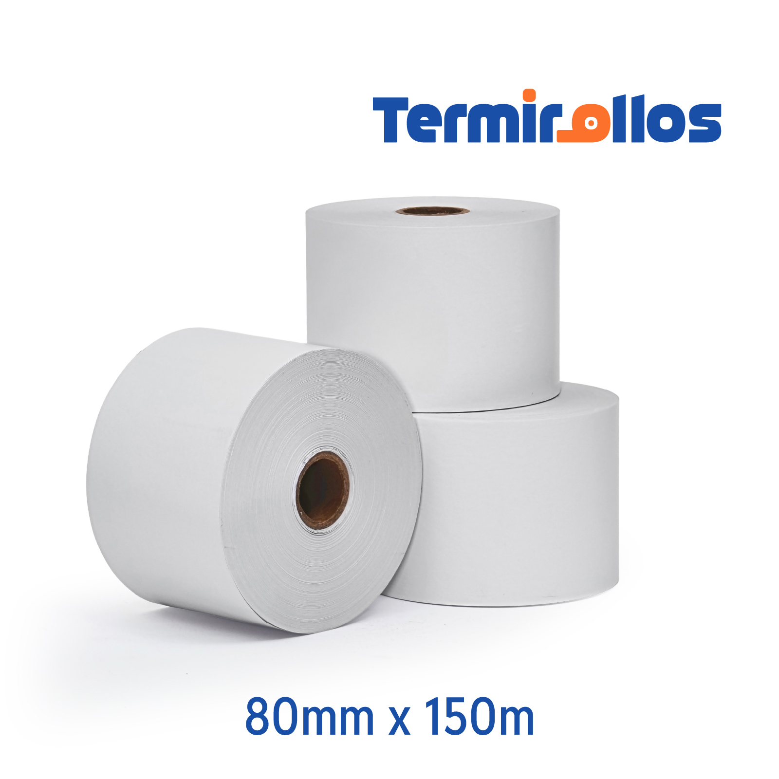 ROLLO PAPEL TERMICO LIBRE BPA 80MM ANCHO X 150MTS 70GRS CAJA DE 18 ROLLOS - Imagen 5