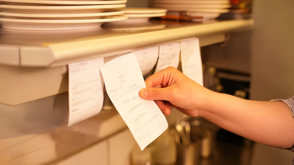 etiquetas sin liner para restaurantes
